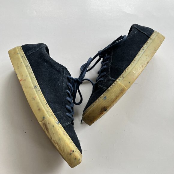 Moods of Norway Sandnes Low Top Sneakers Navy Lace Up Athletic Size 41 US Size 8 - Picture 9 of 10